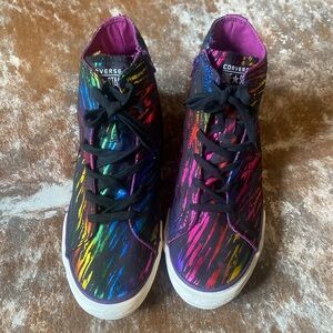 CONVERSE All Star Rainbow Metallic High Top 👟